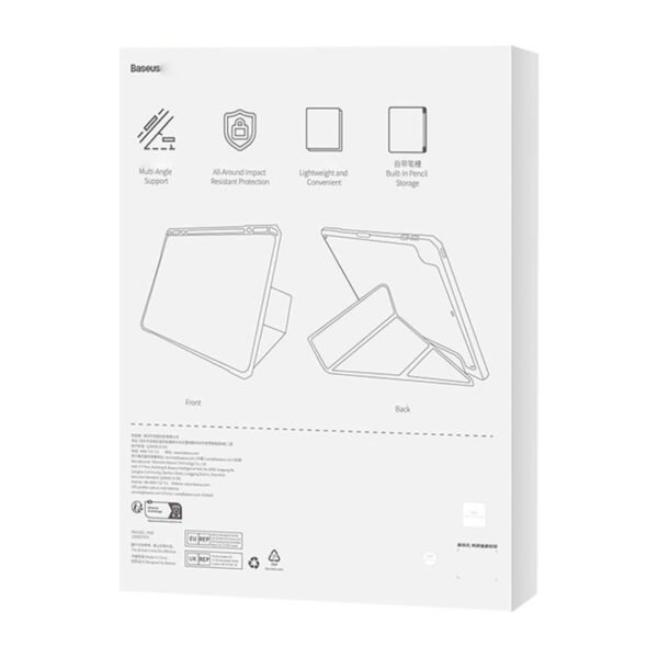 Baseus Minimalist Series IPad 10 10,9 apsauginis dėklas (juodas) - Image 8