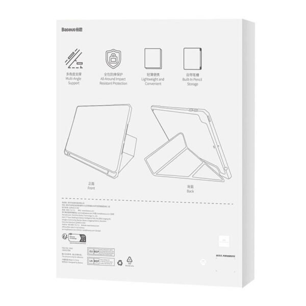 Baseus Minimalist Series IPad 10,2 apsauginis dėklas (juodas) - Image 8