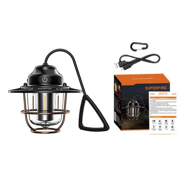Stovyklavimo lempa Superfire T57 - Image 2