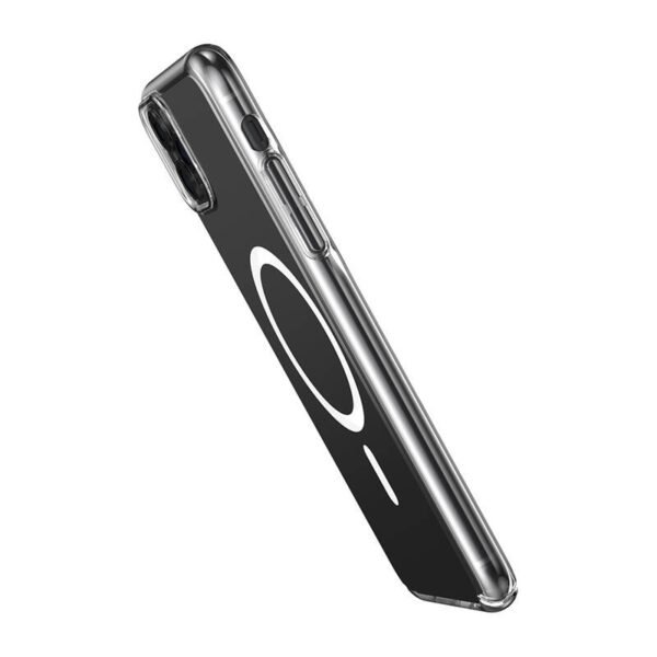 Telefono dėklas Baseus Magnetic Crystal Clear iPhone 11 Pro Max (skaidrus) su viso stiklo ekrano apsauga ir valymo rinkiniu - Image 4