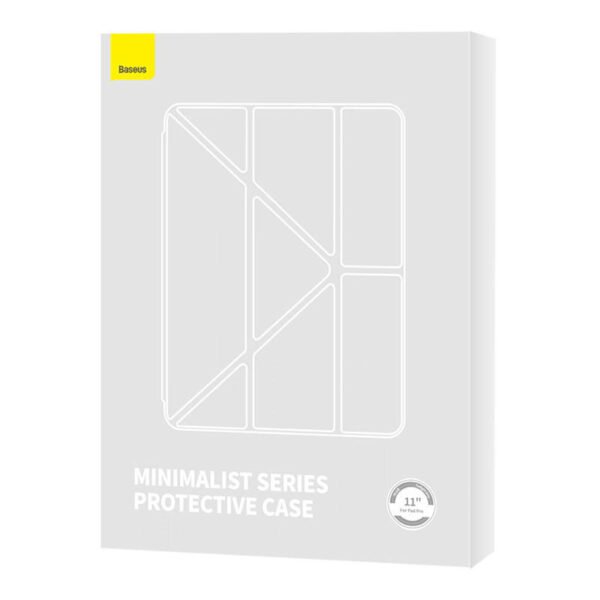 Apsauginis dėklas Baseus Minimalist, skirtas iPad Pro (2018/2020/2021/2022) 11 colių (pilkas) - Image 7