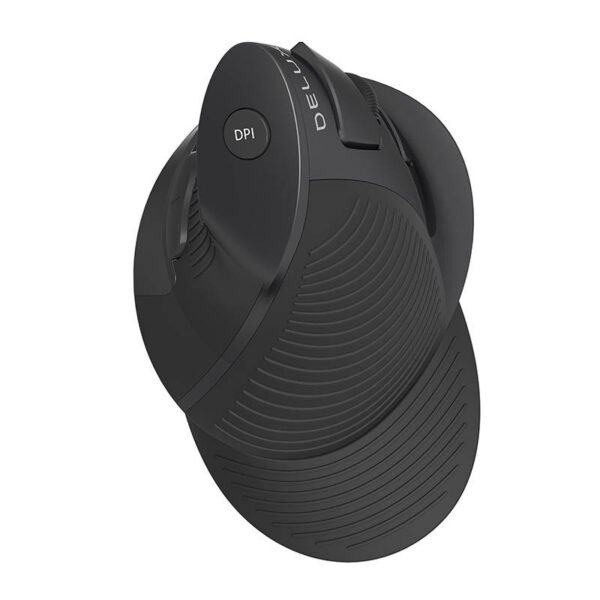 Belaidis +2.4 G vertikalus pelės modelis Delux M618G DB - Image 2