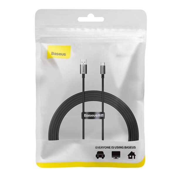 Kabelis USB į USB-C Baseus Superior 100W 2 m (juodas) - Image 8