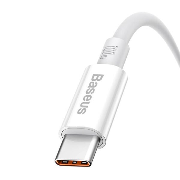 Kabelis USB do USB-C Baseus Superior 100W 1,5 m (baltas) - Image 5