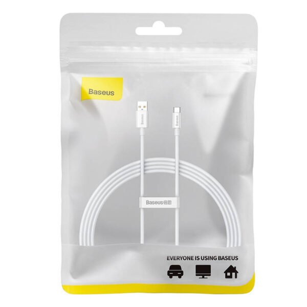 Kabelis USB do USB-C Baseus Superior 100W 1,5 m (baltas) - Image 8