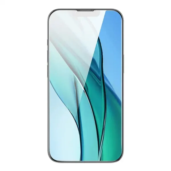 Grūdintas stiklas Baseus Corning, skirtas iPhone 13/13 Pro/14, su įmontuotu dulkių filtru - Image 2