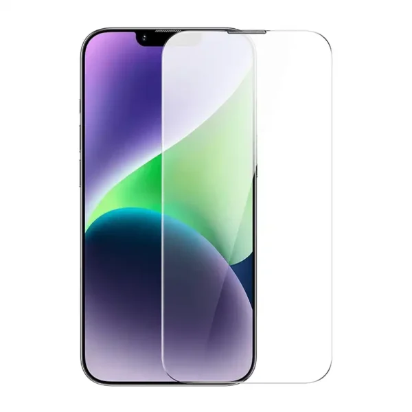 Apsauginis stiklas Baseus Corning, skirtas iPhone 13 Pro Max/14 Plus su įmontuotu dulkių filtru - Image 2