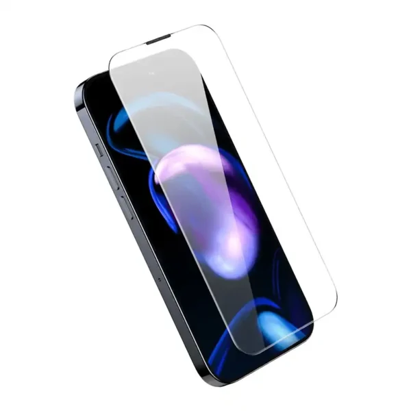 Apsauginis stiklas Baseus Corning, skirtas iPhone 14 Pro su įmontuotu dulkių filtru - Image 4