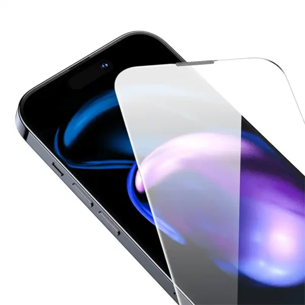 Apsauginis stiklas Baseus Corning, skirtas iPhone 14 Pro su įmontuotu dulkių filtru - Image 6