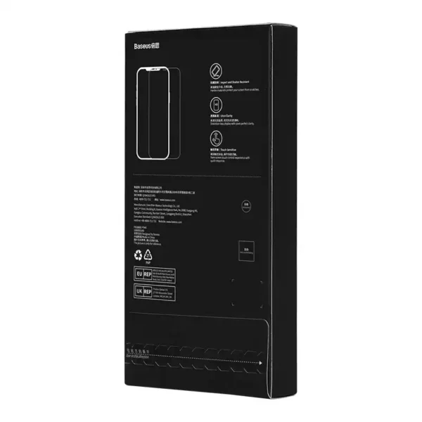 Apsauginis stiklas Baseus Corning, skirtas iPhone 14 Pro su įmontuotu dulkių filtru - Image 9