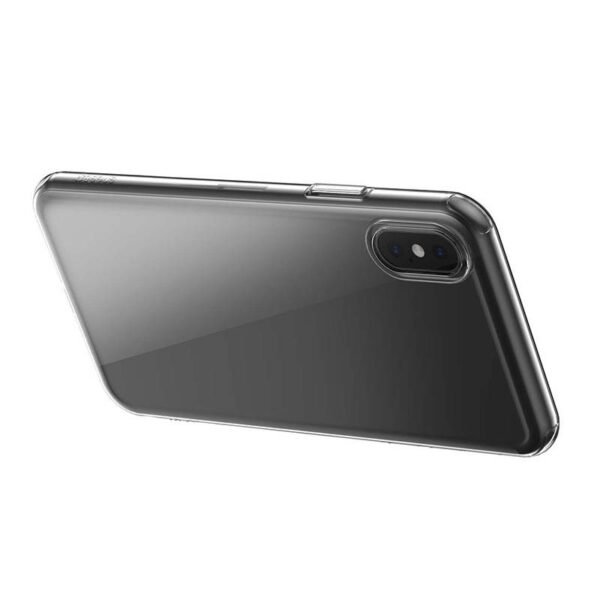 Permatomas dėklas Baseus Simple iPhone X - Image 5