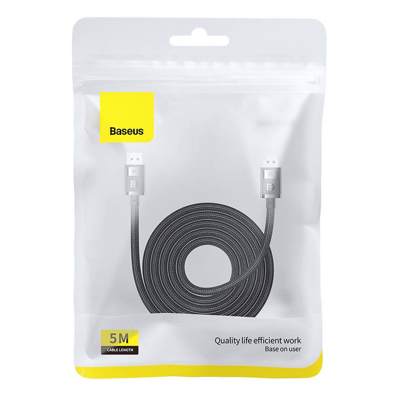 DP 8K į DP 8K kabelis Baseus High Definition 5m (juodas) - Image 8