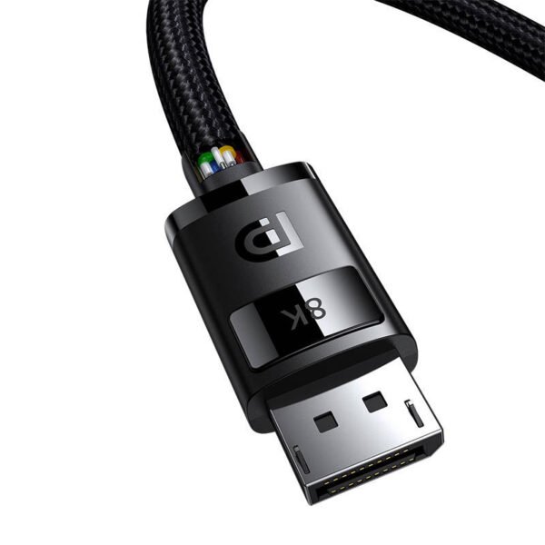 DP 8K į DP 8K kabelis Baseus High Definition 1.5m (juodas) - Image 4