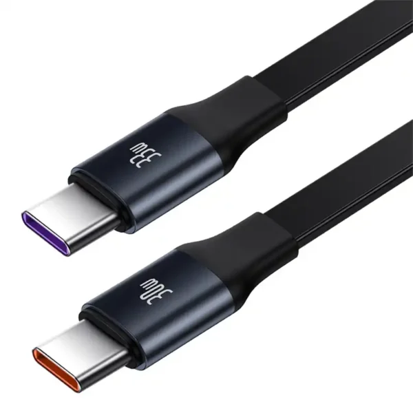 Automobilinis įkroviklis Baseus Enjoyment su USB-C kabeliu, 33 W (juodas) - Image 7