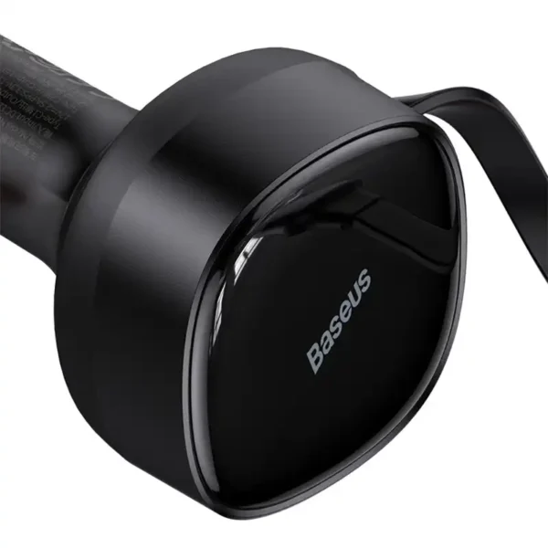 Automobilinis įkroviklis Baseus Enjoyment su USB-C kabeliu, 33 W (juodas) - Image 4