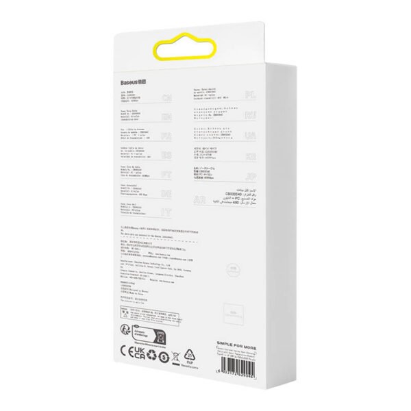 Greitojo įkrovimo laidas Baseus USB-C į Lightning Explorer serijos 1 m, 20 W (violetinis) - Image 10
