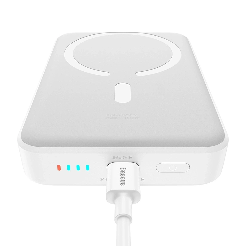 Mini išorinė baterija Baseus 10000 mAh, USB-C 30 W (baltas) - Image 3