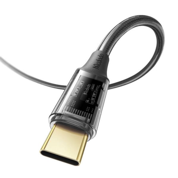 USB-C kabelis Mcdodo CA-2092 6A, 1,8 m (juodas) - Image 3