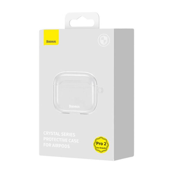 Skaidrus dėklas Baseus Crystal, skirtas AirPods Pro 2 - Image 6