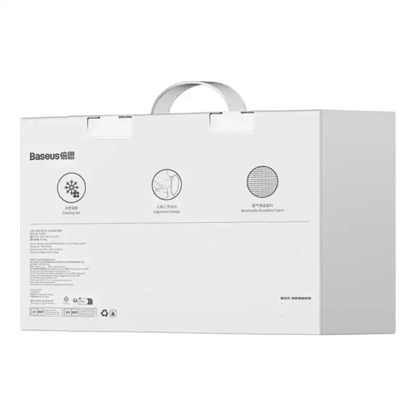 Automobilio atšaldymo juosmens pagalvėlė Baseus ComfortRide Series Car (juodas) - Image 6