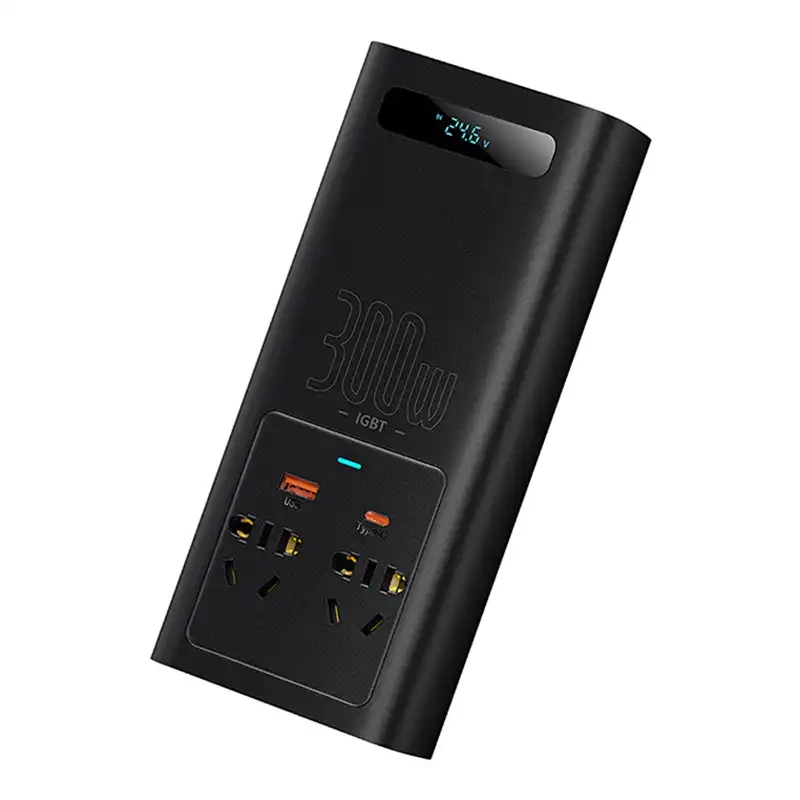 Power inverter Baseus 300W (24V CN/EU) (juodas) - Image 5