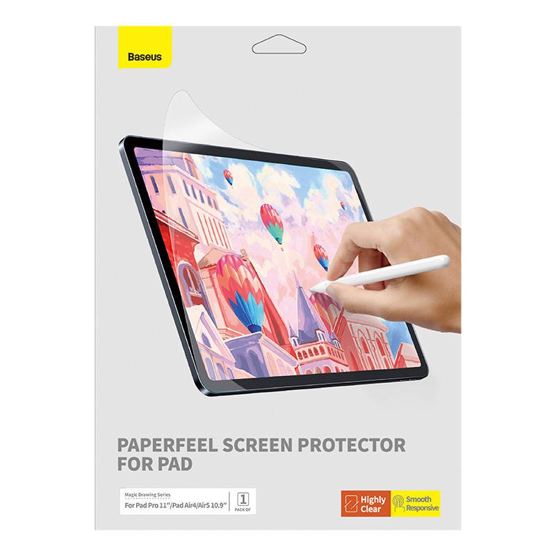 Baseus Paperfeel plėvelė Pad Pro (2018/2020/2021/2022) 11″ /Pad Air4/Air5 10,9″, skaidri - Image 6
