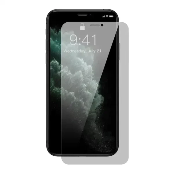 Baseus Crystal privatumo apsaugos grūdintas 0,3 mm stiklas, skirtas iPhone X/XS - Image 3