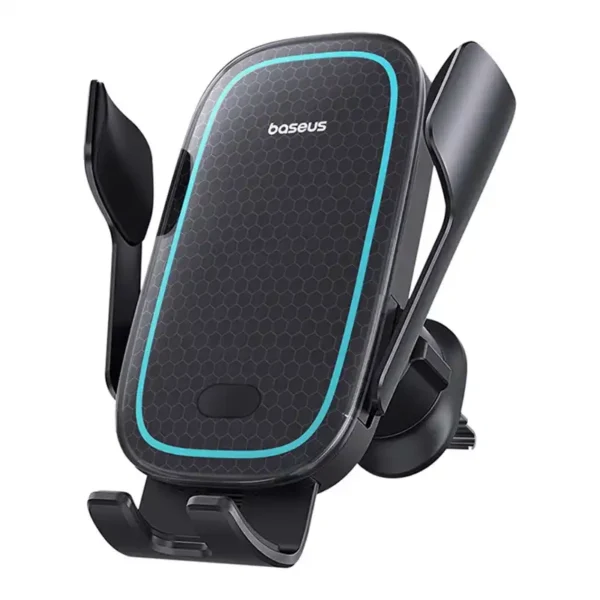 Belaidis įkrovimo automobilio laikiklis Baseus MilkyWay Pro 15W (juodas) - Image 4