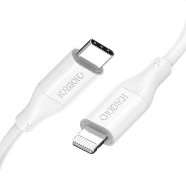Kabelis Choetech IP0040 USB-C į Lightning PD18/30W 1,2m (balta) - Image 3