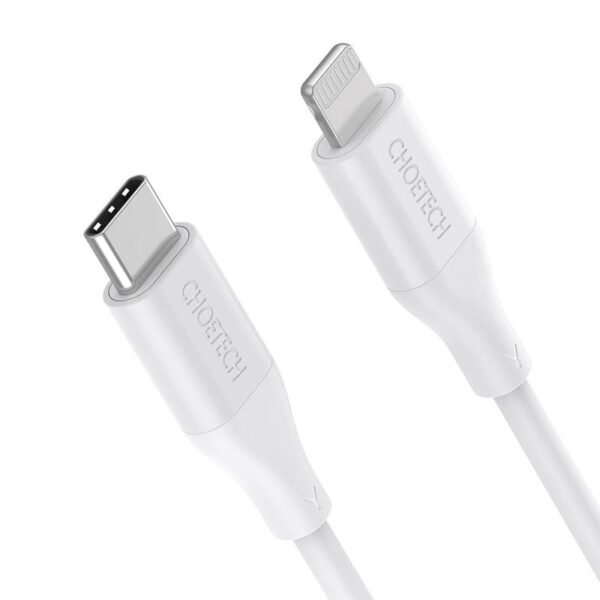 Kabelis Choetech IP0040 USB-C į Lightning PD18/30W 1,2m (balta) - Image 4
