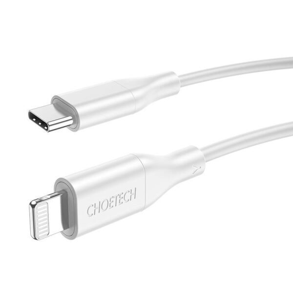 Kabelis Choetech IP0040 USB-C į Lightning PD18/30W 1,2m (balta) - Image 5