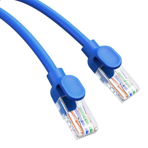 Apvalus kabelis Baseus Ethernet RJ45, Cat.6, 1m (mėlynas) - Image 4