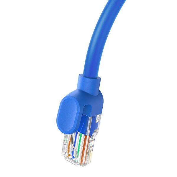 Apvalus kabelis Baseus Ethernet RJ45, Cat.6, 1m (mėlynas) - Image 5