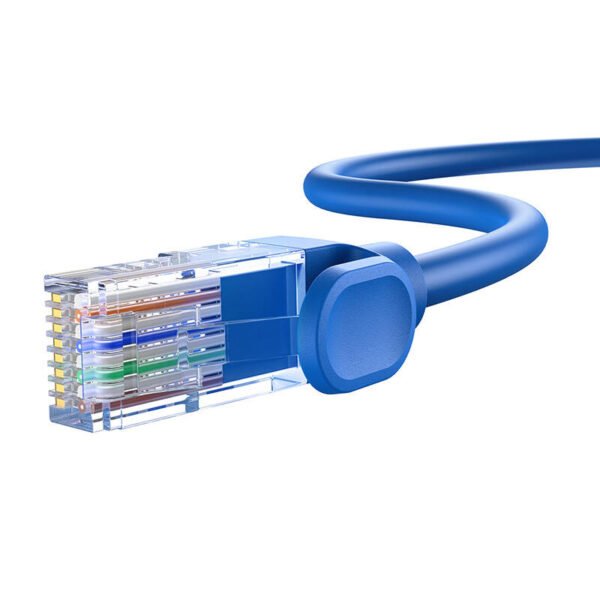 Apvalus kabelis Baseus Ethernet RJ45, Cat.6, 1m (mėlynas) - Image 6