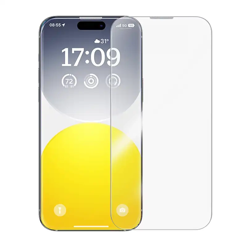 Deimantinis grūdintas stiklas Baseus 0,3 mm, skirtas iPhone 15 - Image 2