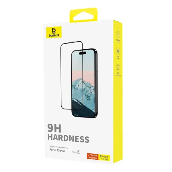 Diamond Tempered Glass Baseus 0,3 mm, skirtas iPhone 15Plus - Image 4