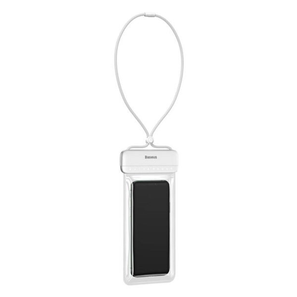 Vandeniui atsparus telefono dėklas Baseus AquaGlide (baltas) - Image 2