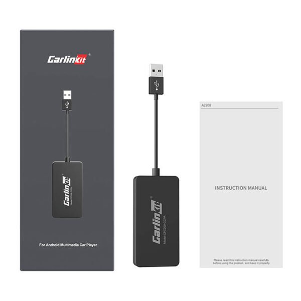 Carlinkit CCPA bevielis adapteris Apple Carplay/Android Auto (juodas) - Image 4