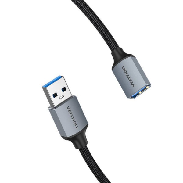 Kabelis USB 3.0 male į female Vention CBLHH 2m (juodas) - Image 3