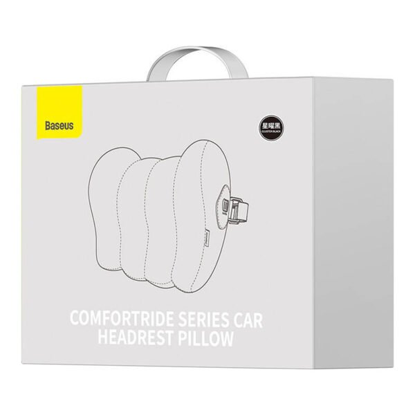Šilkinė automobilio galvos atramos pagalvė Baseus ComfortRide Series (juoda) - Image 7