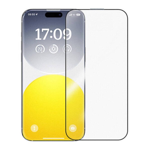 Grūdintas stiklas Baseus Crystalline Anti-Glare iPhone 15 Plus - Image 2