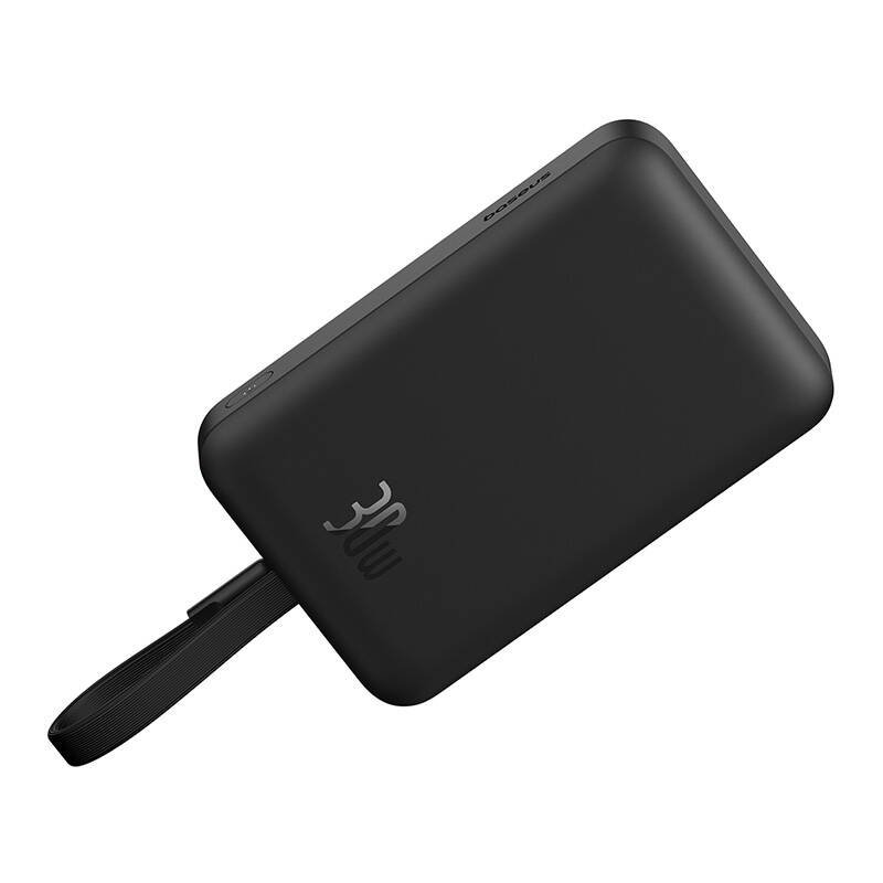 Išorinė baterija Baseus Magnetic Mini 10000 mAh, USB-C 30W MagSafe (juoda) - Image 4