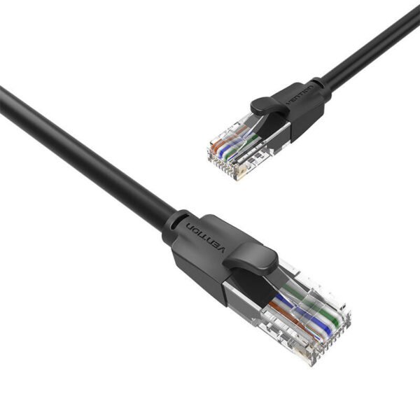 Tinklo kabelis UTP CAT6 Vention IBEBG RJ45 Ethernet 1000Mbps 1,5m juodas - Image 4