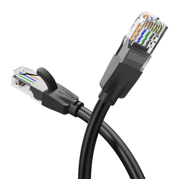 Tinklo kabelis UTP CAT6 Vention IBEBG RJ45 Ethernet 1000Mbps 1,5m juodas - Image 5