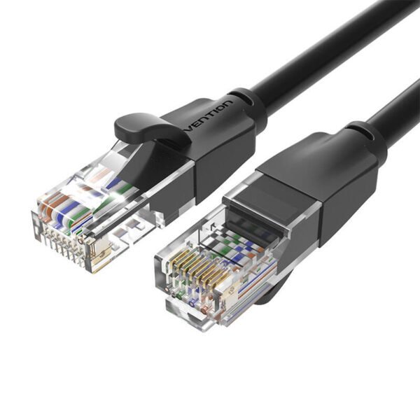 Tinklo kabelis UTP CAT6 Vention IBEBJ RJ45 Ethernet 1000Mbps 5m juodas - Image 2