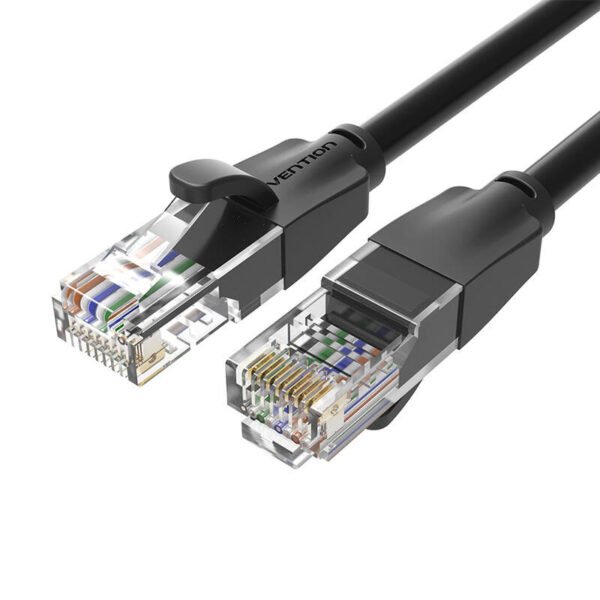 Tinklo kabelis UTP CAT6 Vention IBEBK RJ45 Ethernet 1000Mbps 8m juodas - Image 2