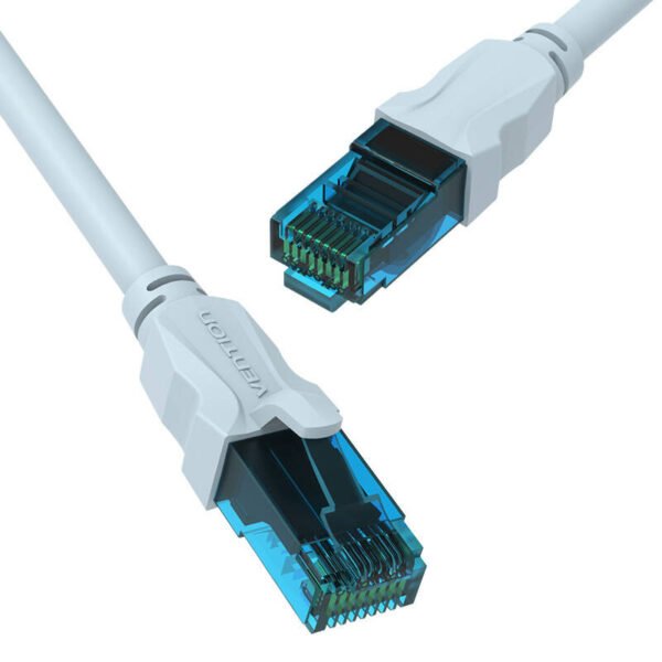 Tinklo kabelis UTP CAT5e Vention VAP-A10-S1000 RJ45 Ethernet 100Mbps 10m mėlynas - Image 2