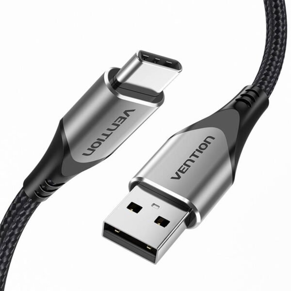 USB 2.0 A į USB-C 3A kabelis 0,5 m Vention CODHD pilkas - Image 5