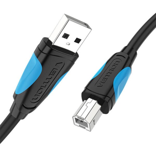 USB 2.0 A į USB-B spausdintuvo kabelis Vention VAS-A16-B100 1m (Juodas) - Image 3