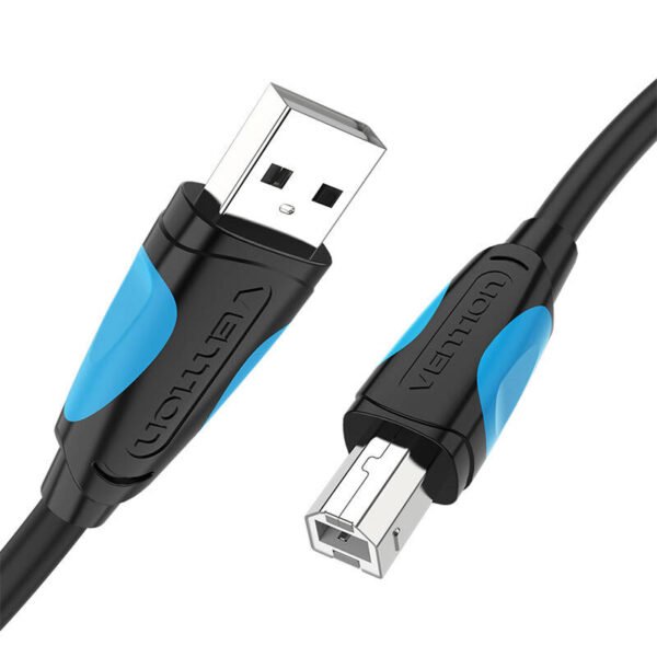 Spausdintuvo kabelis USB 2.0 A į USB-B Vention VAS-A16-B200 2m (Juodas) - Image 3